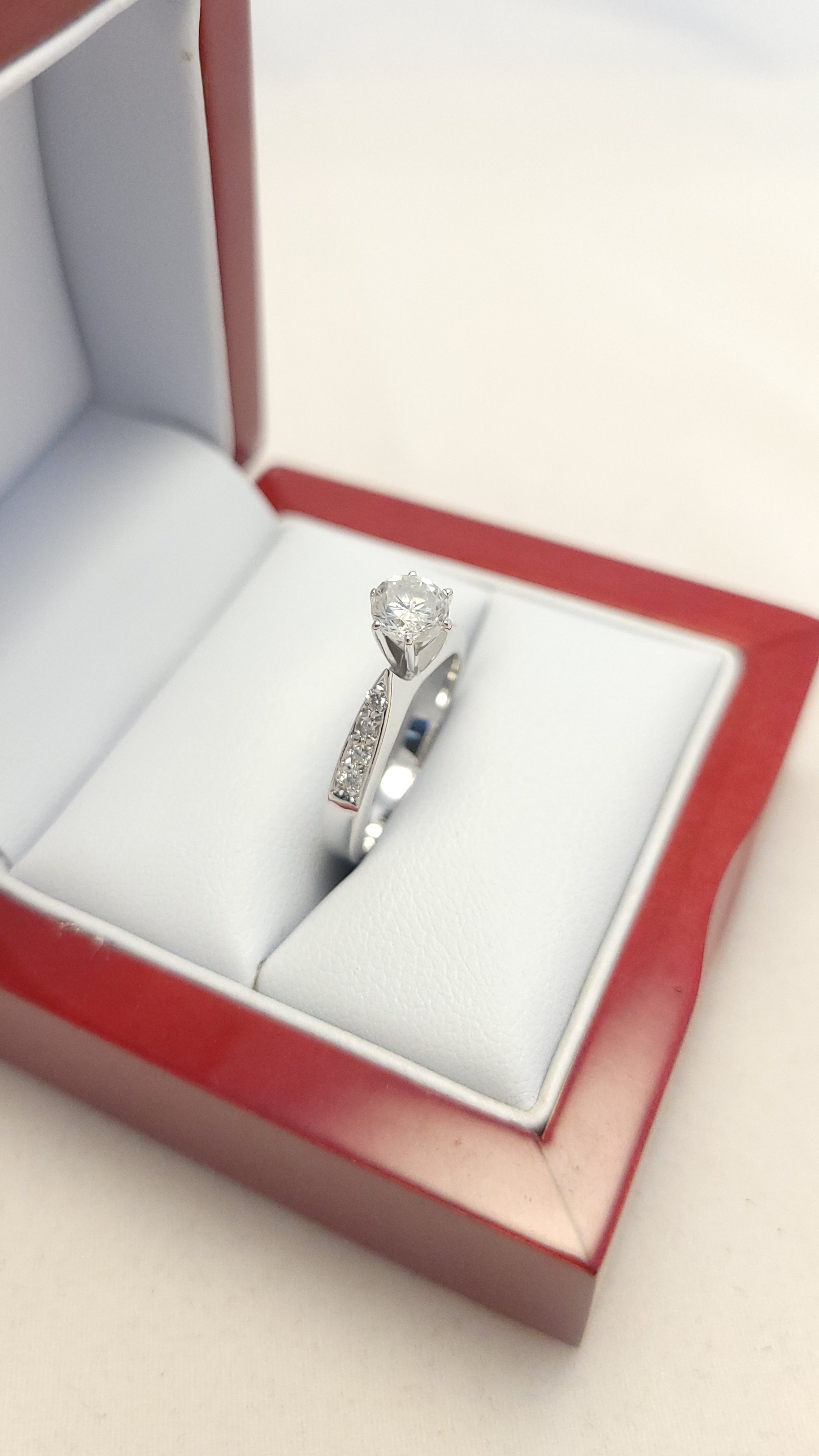 14K WG Diamond Engagement Ring
