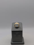 Alianza de boda de oro amarillo de 14K