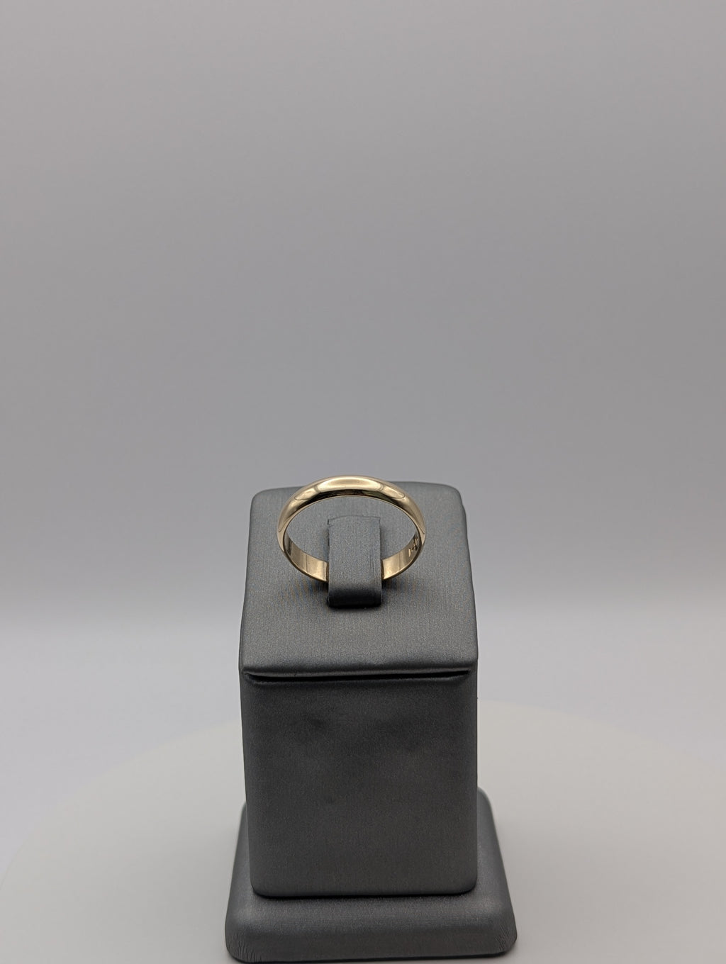 Alianza de boda de oro amarillo de 14K