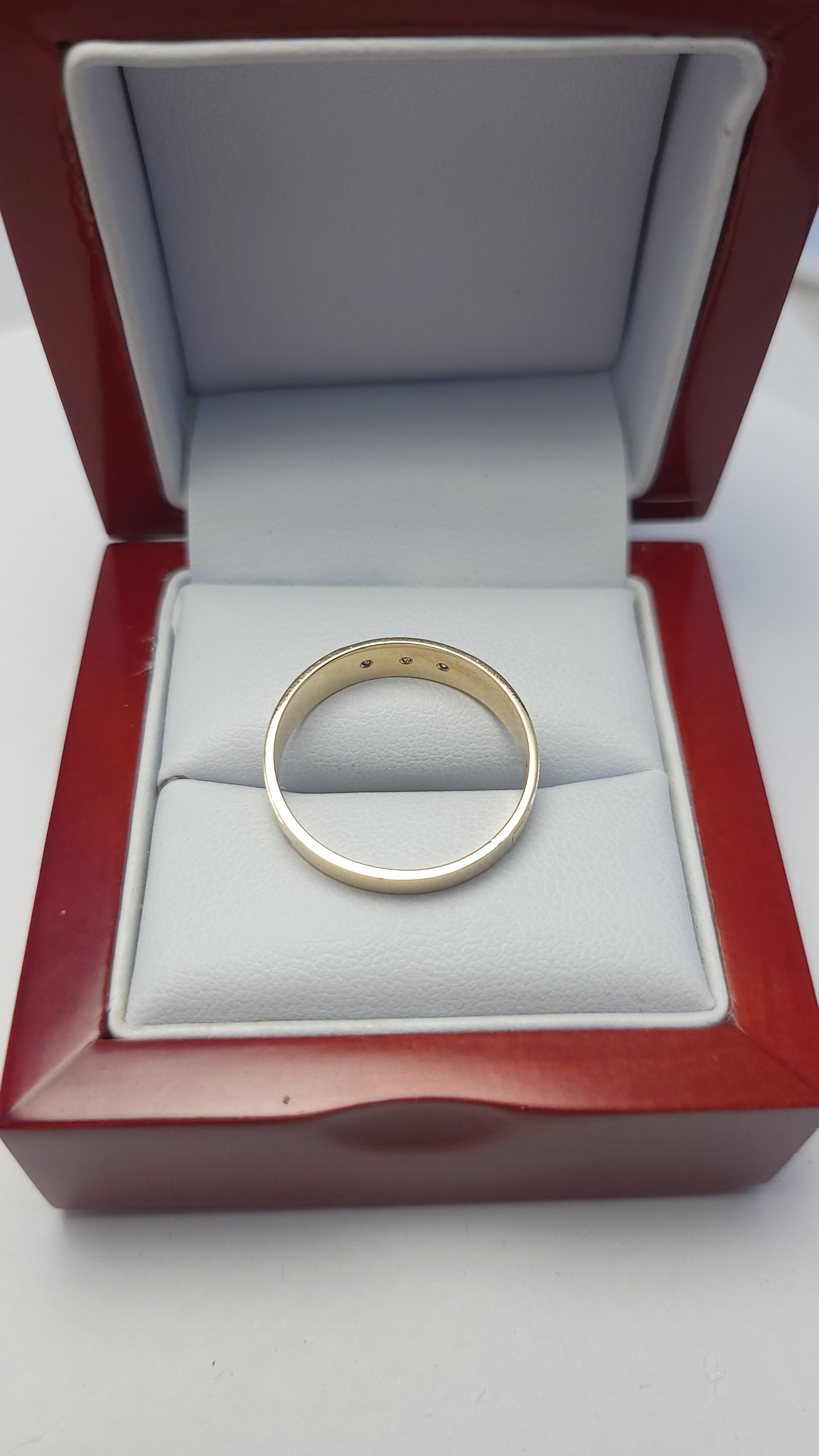 Anillo de hombre bicolor de oro de 14 quilates