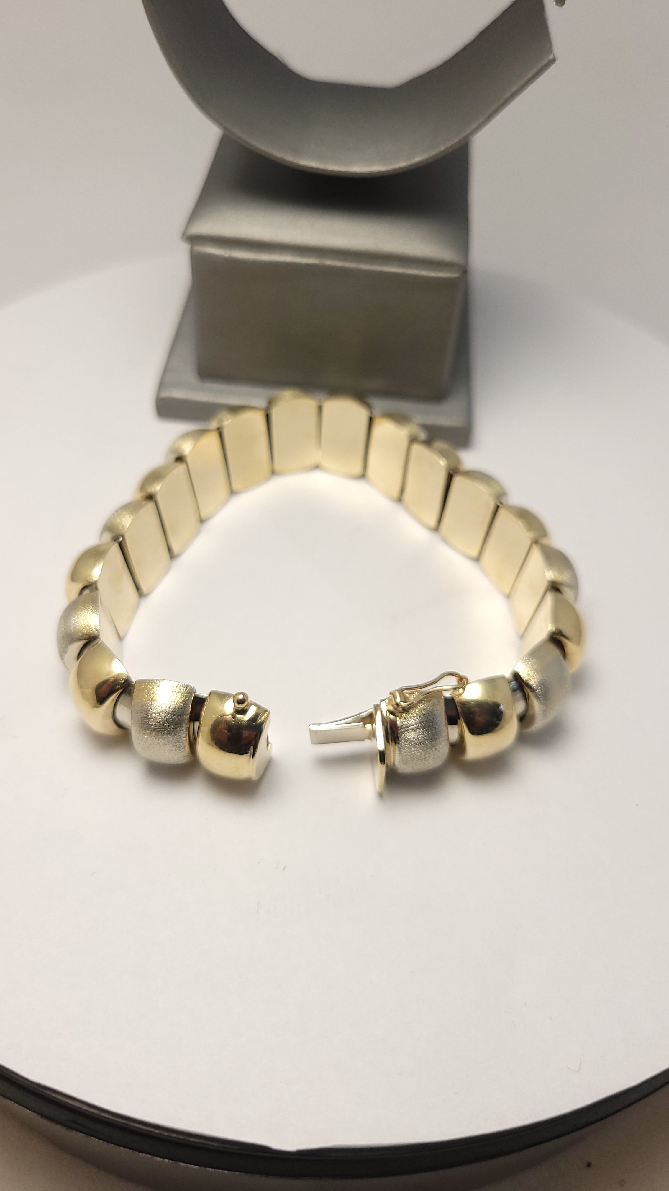 Pulsera Milpiés Bicolor de 14K